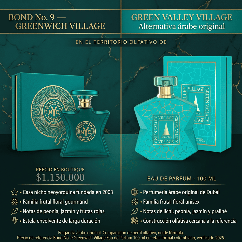 Metropolis Green Valley Village | Emper — comparativa de perfil olfativo