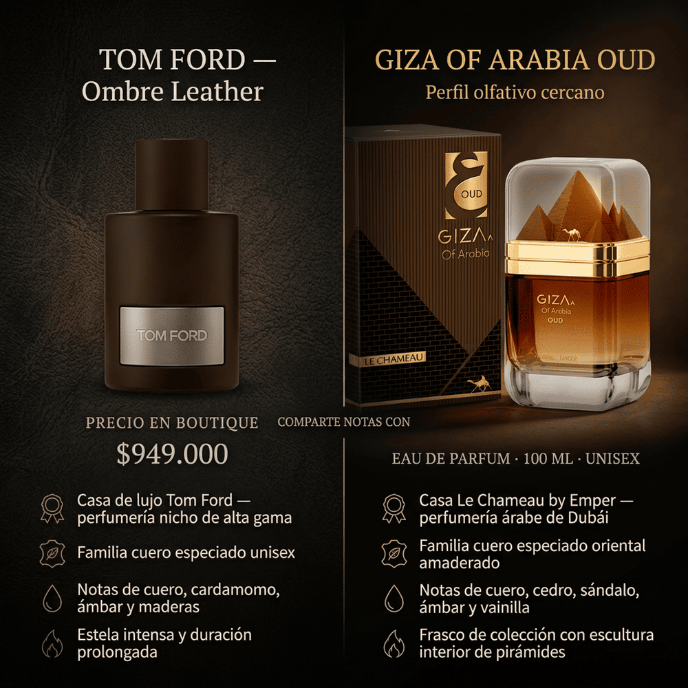 Giza of Arabia Oud | Emper — comparativa de perfil olfativo