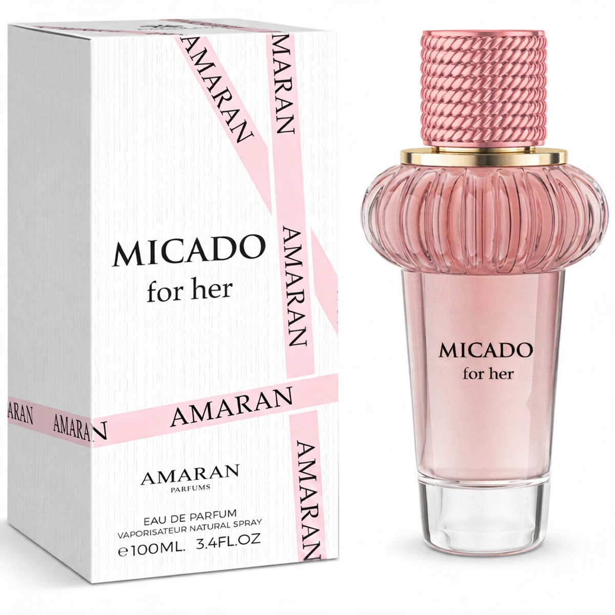 Micado For Her | Amaran Parfums - frasco y caja
