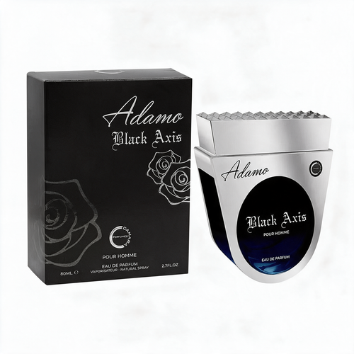 Adamo Black Axis Hombre | Camara - frasco y caja