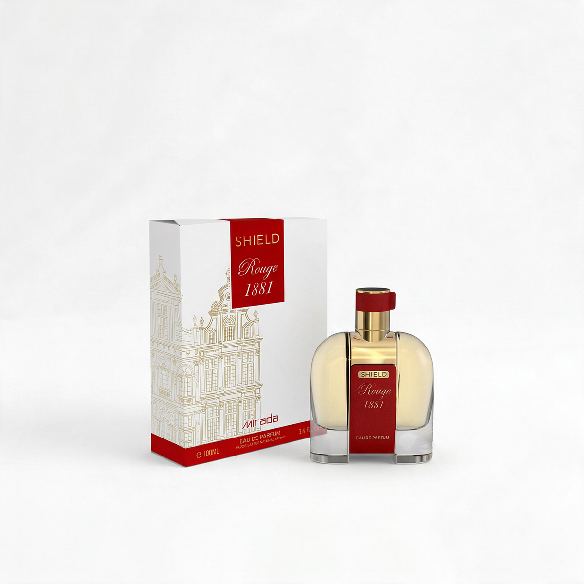 Shield Rouge 1881 | Mirada by BPI - frasco y caja