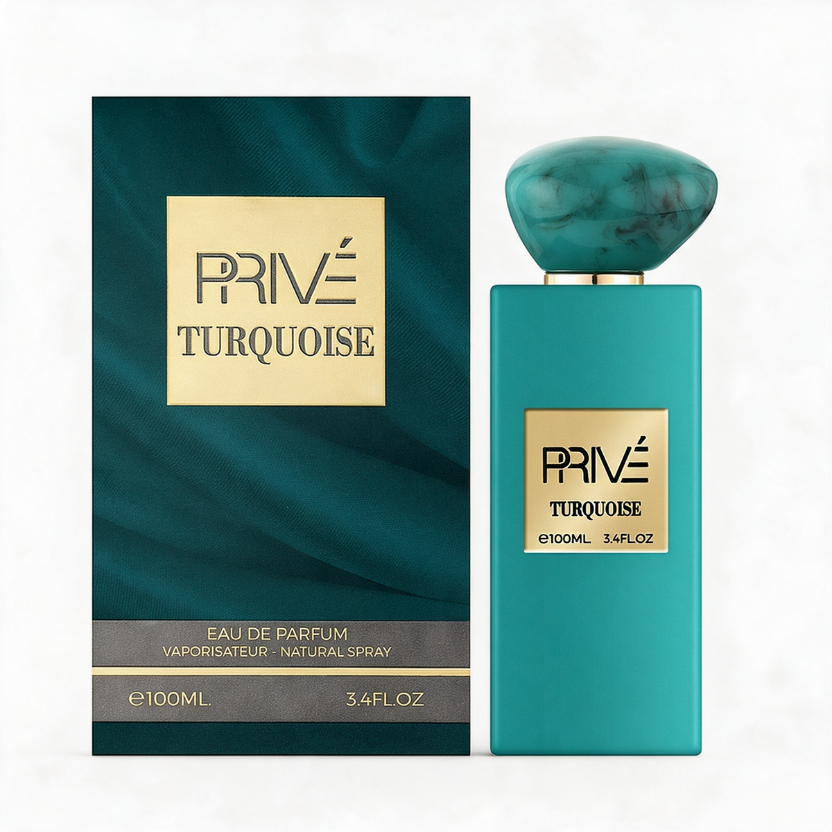 Turquoise Unisex | Prive - frasco y caja
