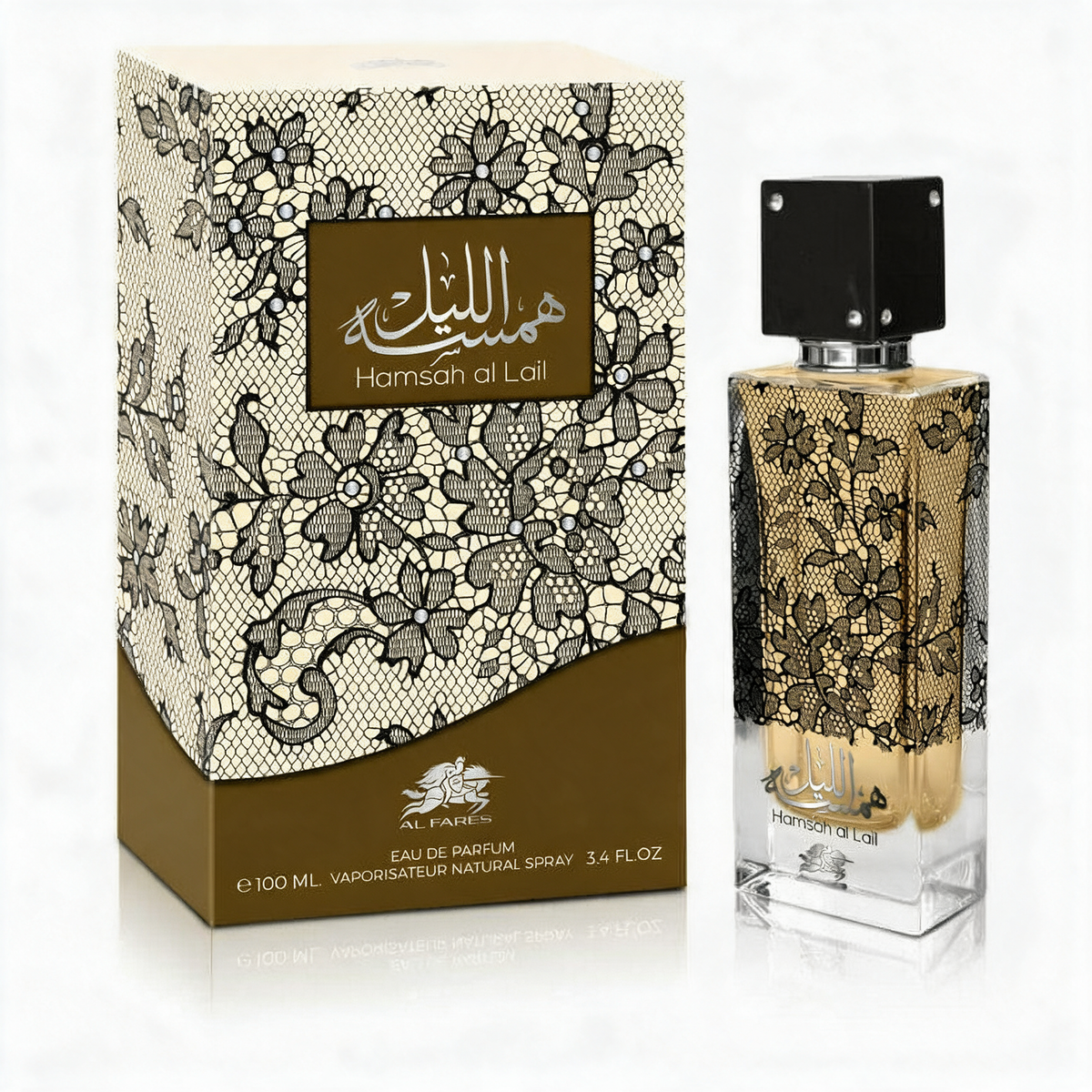 Hamsah Al Lail Unisex | Al Fares - frasco y caja