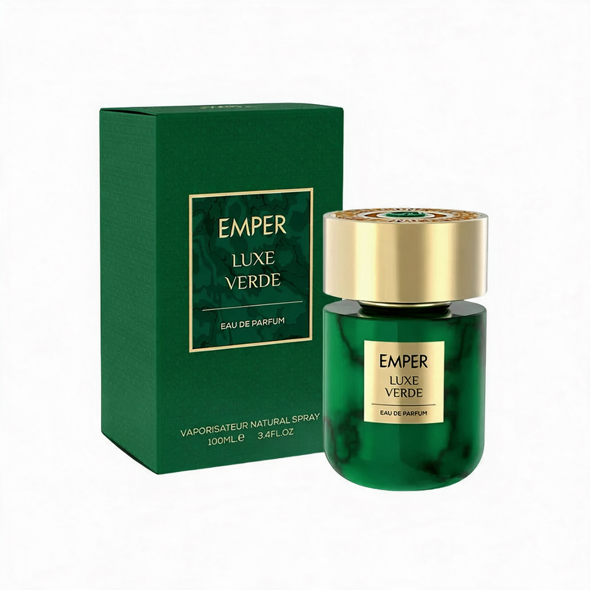Luxe Verde Unisex | Emper - frasco y caja